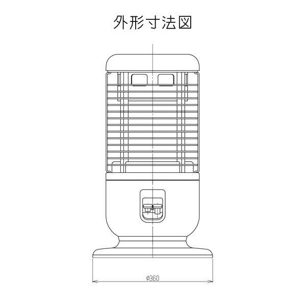 ガスストーブ リンナイ R-1290VMS3(C) プロパンガス（LPガス）用 暖房 