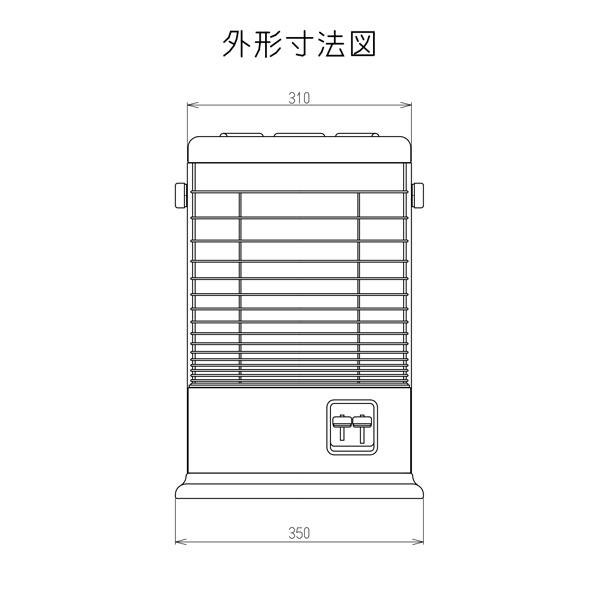 ガスストーブ R-852PMS3(C) プロパンガス用 リンナイ 暖房器具 ガス赤外線ストーブ｜mot-e-gas｜04