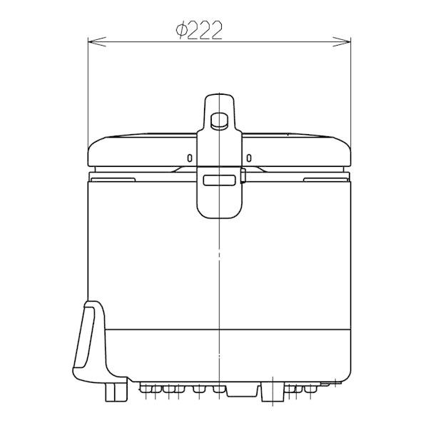 ガス炊飯器 リンナイ RR-030VQT(DB) こがまる 3合炊き タイマー・ジャー機能付 ダークブラウン