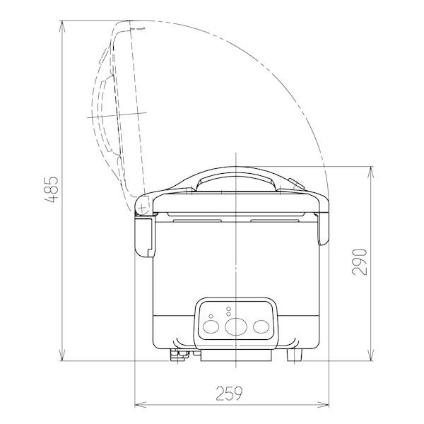 リンナイ RR-050VQ-DB_LP ガス炊飯器 通電・簡易動作確認済み Amazon | リンナイ ガス炊飯器 「こがまる」 5合 RR-050VQ(DB