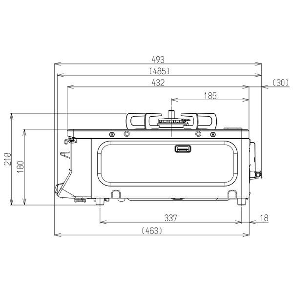 ガステーブル リンナイ LAKUCIE ラクシエ RTS65AWK1RA-C ガスコンロ 都市ガス12A/13A用 ＬＰガス/プロパンガス用｜mot-e-gas｜11