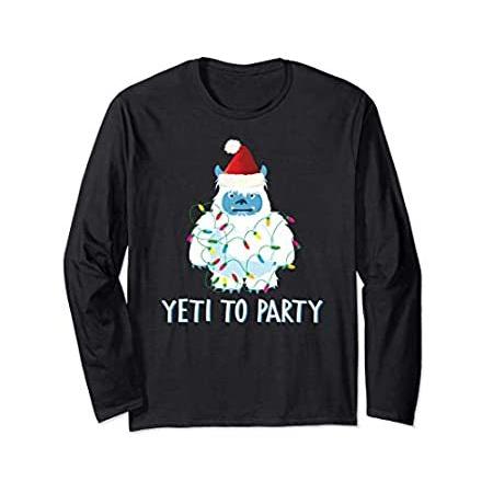 Christmas Yeti To Party T-Shirt Cute Yeti for Christmas Tee Long Sleeve T-S