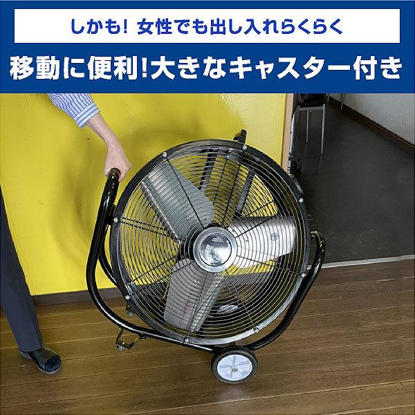 ナカトミ BF-75V 業務用扇風機 大型工場扇 工業扇 65cm 全閉式 ビッグ