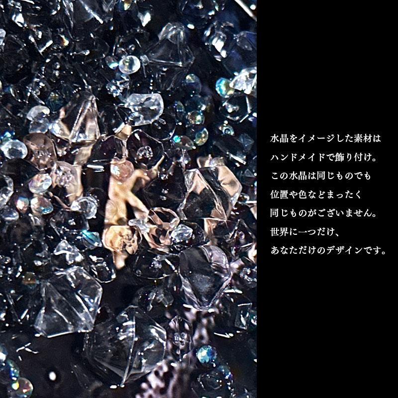水晶パネル アートパネル 60×80cm ポップアート バンクシー 金フレーム