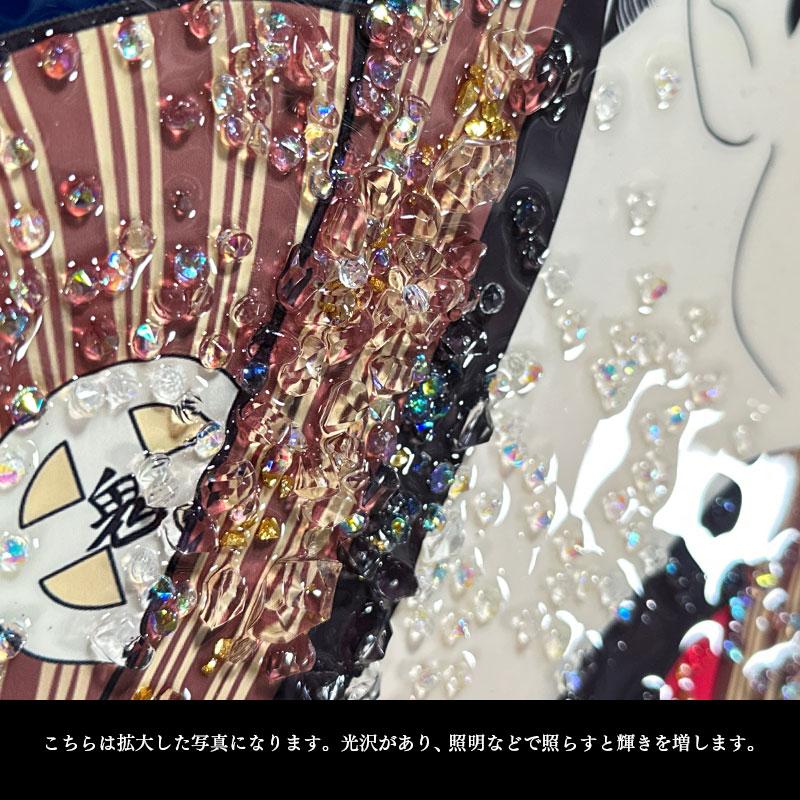 水晶パネル アートパネル 42×52cm 名画 歌舞伎 フレーム付き クリスタル 絵 イラスト おしゃれ 高級感 KH2100_5