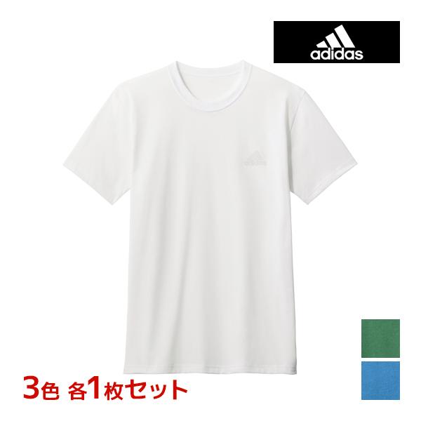 Tシャツ 3点 adidas 3色1枚ずつ 3枚セット アディダス Tシャツ メンズ 男性 グンゼ