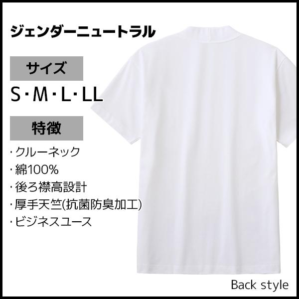 同色3枚セット BODYWILD ボディワイルド ジェンダーニュートラル ジャケット対応 Tシャツ グンゼ GUNZE｜mote｜03