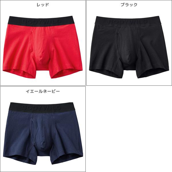 BODY WILD オーガニックコットンボクサーパンツ 9点セット LL BODY WILD（ボディワイルド） オーガニックコットン ボクサーパンツ 前