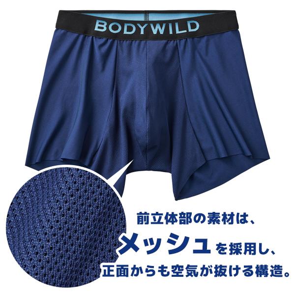 BODY WILD（ボディワイルド） ムレを軽減 ベンチレーション ボクサー
