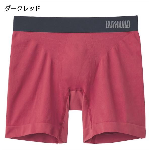 BODY WILD（ボディワイルド） 同色3枚セット セミロングボクサー 前