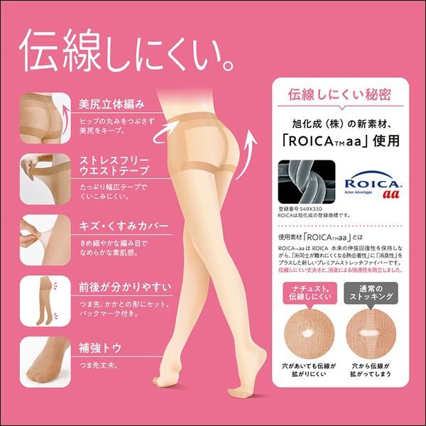 2組セット 計6枚 ナチュスト 伝線しにくい ストッキング 3足組個装 アツギ Atsugi パンティストッキング パンスト Fpp モテ下着yahoo 支店 通販 Yahoo ショッピング