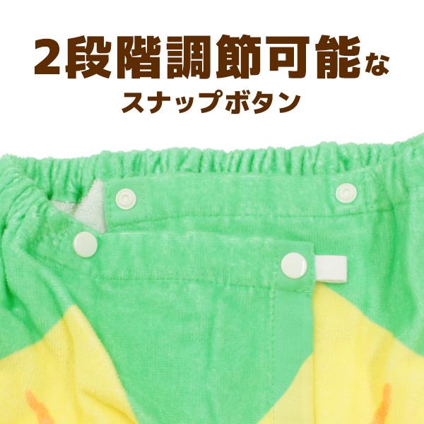 巻きタオル 60cm丈 なりきりスイカ パイナップル 綿100% 林タオル