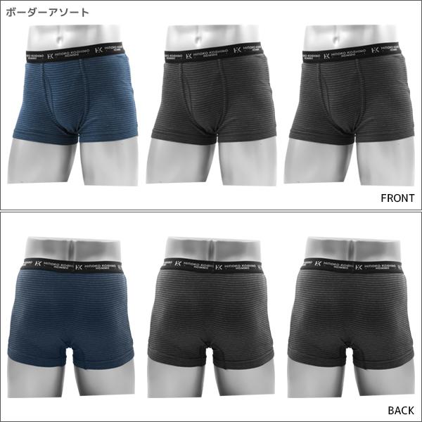 HIROKO KOSHINO（ヒロコ コシノ） ボクサーパンツ 前あき 3枚組 アツギ