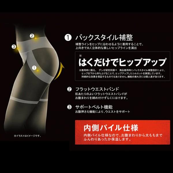 GUNZE（グンゼ） 3枚セット RIZAP ライザップ ヒップアップ 暖かパイル