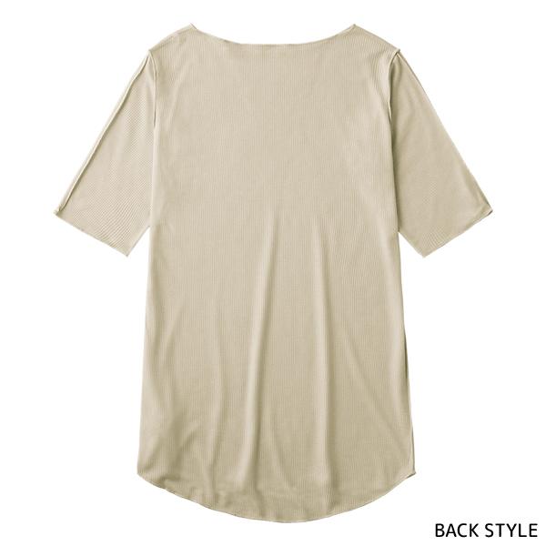 トップス sai GUNZE SAi サイ SHEER RIB ハーフスリーブ トップス グンゼ : モテ下着