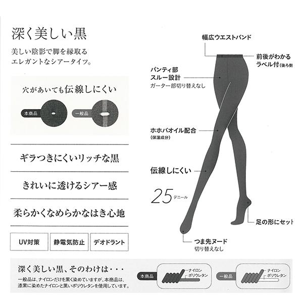 SABRINA（GUNZE） 同色7枚セット SABRINA サブリナ ブラック 25