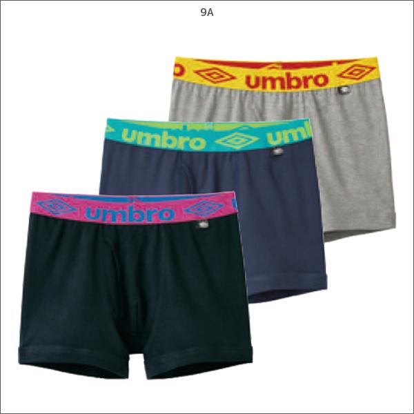 3組セット 計9枚 umbro アンブロ ボクサーブリーフ 前あき パンツ 3枚組 グンゼ GUNZE｜mote｜02