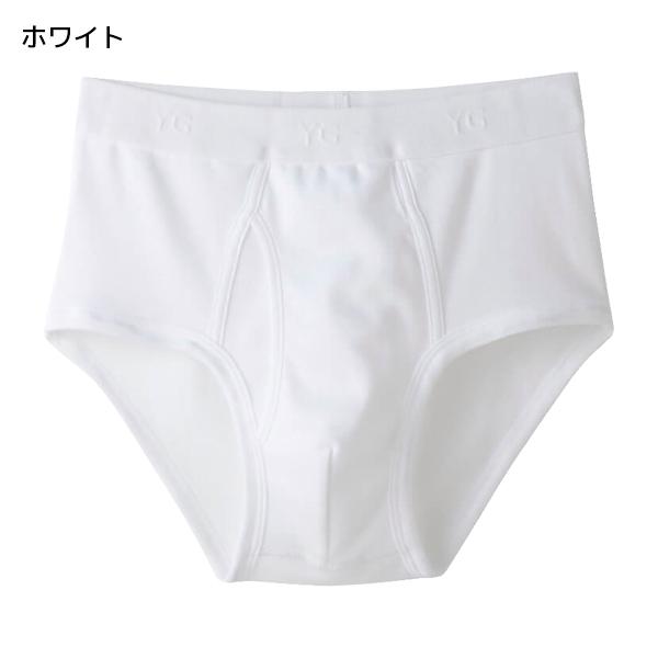 YG 同色5枚セット ワイジー COTTON100% スタンダードブリーフ 前あき