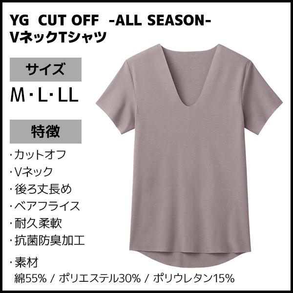 GUNZE CUT OFF Vネック五分袖シャツ LLサイズ 8枚セットおまけ付 YG 同色5枚セットグンゼ GUNZE CUTOFF VネックTシャツ : モテ下着Yahoo