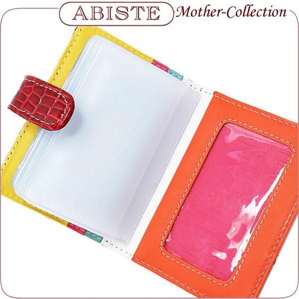 30%off　定価17280円　イタリアンレザーカードケース　レッド　ミケランジェロ　ABISTE｜mother-c｜04