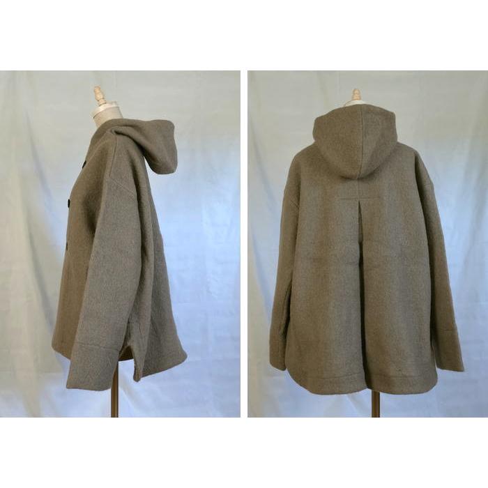 mao made(マオメイド)圧縮ウール フードコート レディース 服 mao made(マオメイド)圧縮ウール フードコート レディース 服