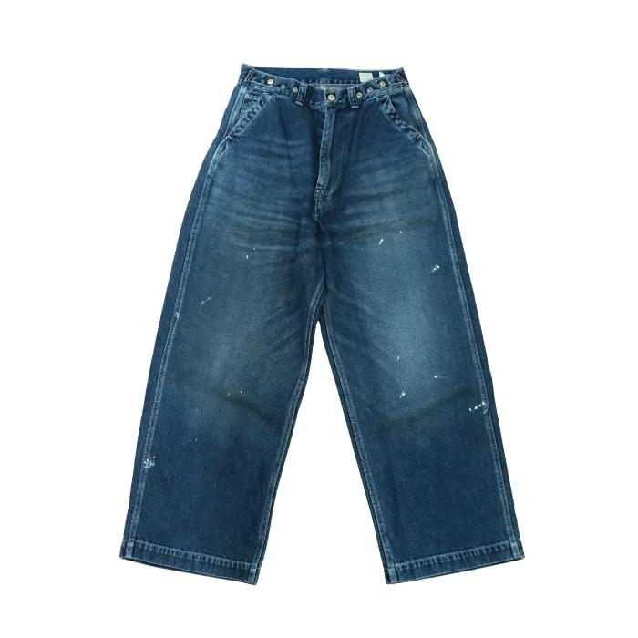 Ordinary Fits ユーズド加工 BELL PANTS デニム パンツ オーディナリーフィッツ ordinary fits デニム ユーズド加工 BELL