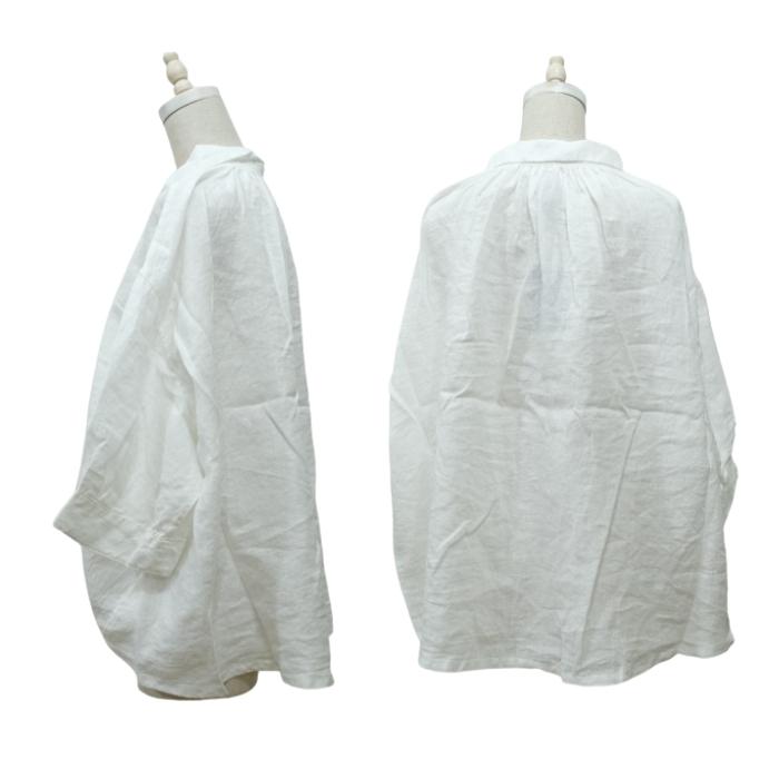 ブロカント Brocante 60リネンキャンバス バロンシャツ / 36-348L 