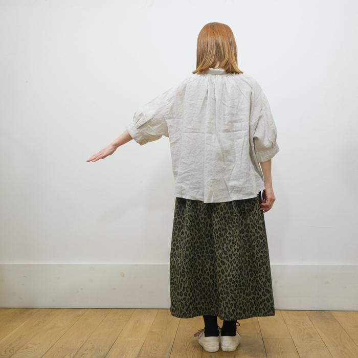 ブロカント Brocante 60リネンキャンバス バロンシャツ / 36-348L