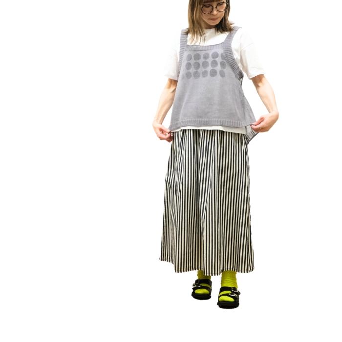 mao made マオメイド 擬麻GIMA タンク 変形 ジレ 521112 2025SS ベスト