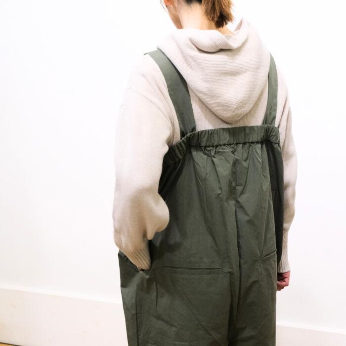 マオメイド mao made ざっくりアサーメン 綿麻 フード付きプルオーバー