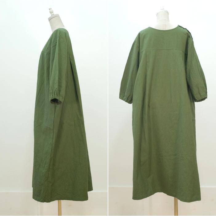 【SALE20%OFF】NARU ナル シーチング ハンドワッシャー 2WAY ワンピース 654834 日本製【EX】_8