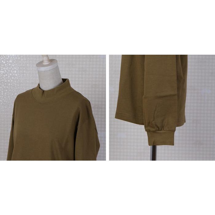 【SALE30%OFF】NATURAL LAUNDRY　ナチュラルランドリー クラシック度詰め天竺 モックネック プルオーバー オフタートル 7214C-017｜mother-shop2｜13