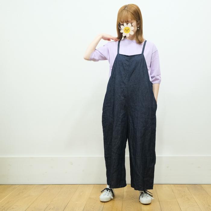 ガーゼ Gauze# ライトデニム ギャルソン サロペット G1161 日本製