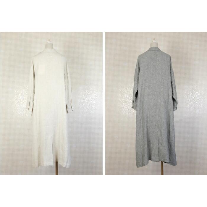 SALE30%OFF】Gauze#(ガーゼ)リネンシルク サンダース コート G587