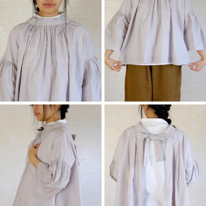 SALE30%OFF】 Gauze#(ガーゼ)アンティークリボン 2WAYブラウス G622