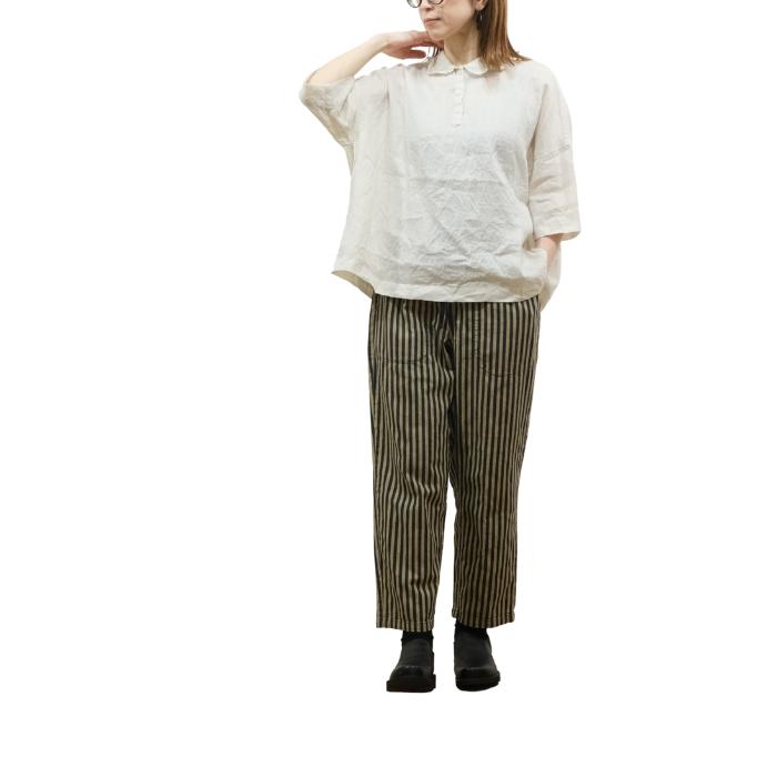 ラボレイトリー Labo ratory リネン スザンヌ プル ブラウス LINEN 