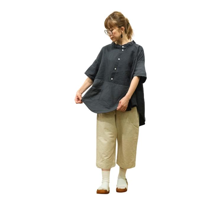 ティグルブロカンテ　ミックスソリッドシャツ TIGRE BROCANTE ティグルブロカンテ ミックスソリッド シャツ OP