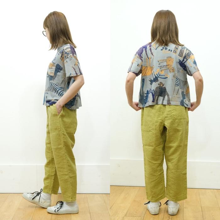 ティグルブロカンテ TIGRE BROCANTE タゴサクパンツ 40/1 中密度リネン