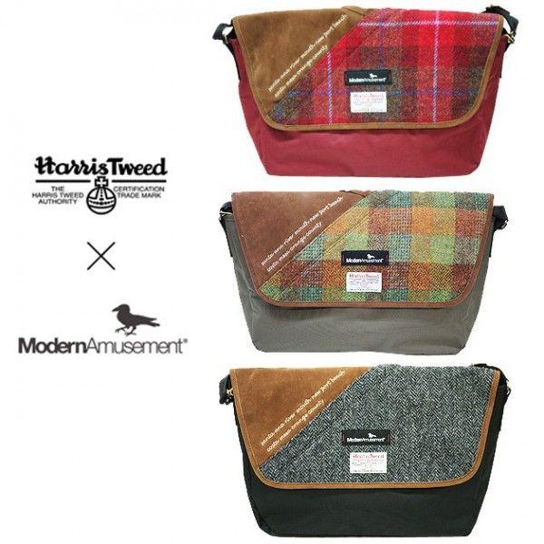 日本在庫 送料無料 ハリスツイード モダンアミューズメントコラボ メッセンジャーバック ｌ ｍｏｈｔ 1003 カジュアル メンズ レディース 直販ショッピング Www Superavila Com