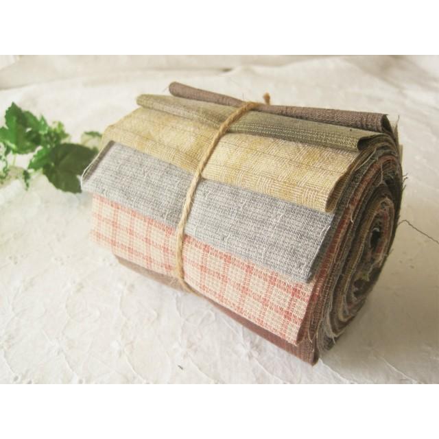 パッチワーク用生地 カットクロス 国産先染めチェック 110×10