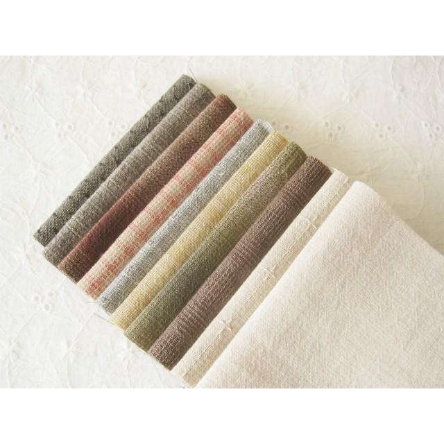 パッチワーク用生地 カットクロス 国産先染めチェック 110×10