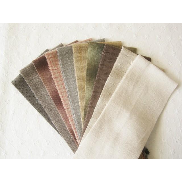 パッチワーク用生地 カットクロス 国産先染めチェック 110×10