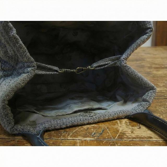 ハンドメイドパッチワーク　2way使い　大きめバック　ハウスと花とスー NO49 パッチワークキット お花の2WAYバッグ 口が広がる閉じる2通り仕様