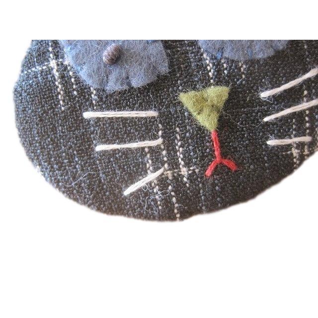 パッチワークキット 古布で作る！こねこのブローチ kit118 メール便