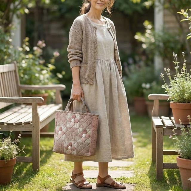 パッチワークキット お花のバッグ マザーズドリーム 初心者向けキット