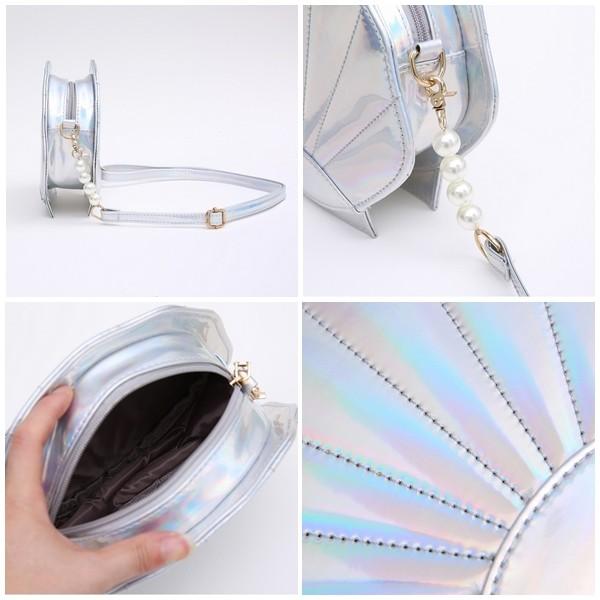 ショルダーバッグ 貝殻 シェル クラッチバッグ 貝型 ポシェット かばん