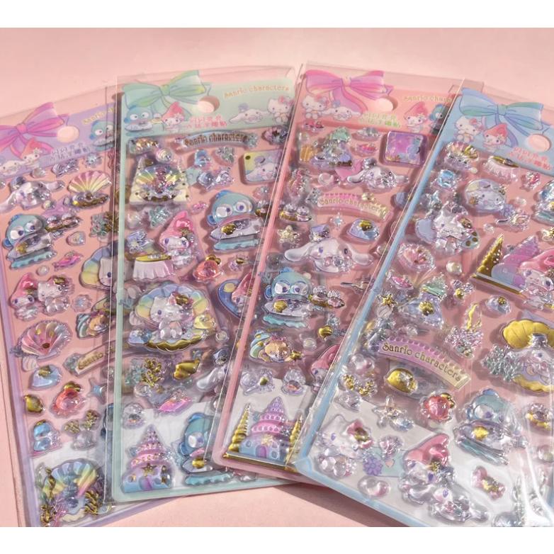 サンリオキャラクター ドロップシール うるちゅる プチドロップ風