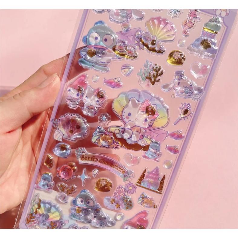 サンリオキャラクター ドロップシール うるちゅる プチドロップ風