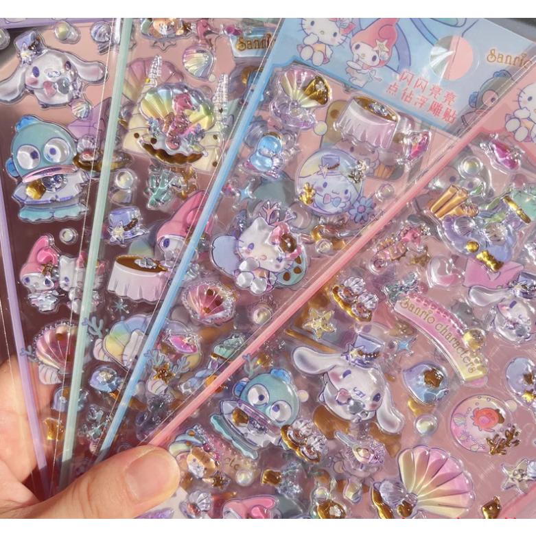 サンリオキャラクター ドロップシール うるちゅる プチドロップ風