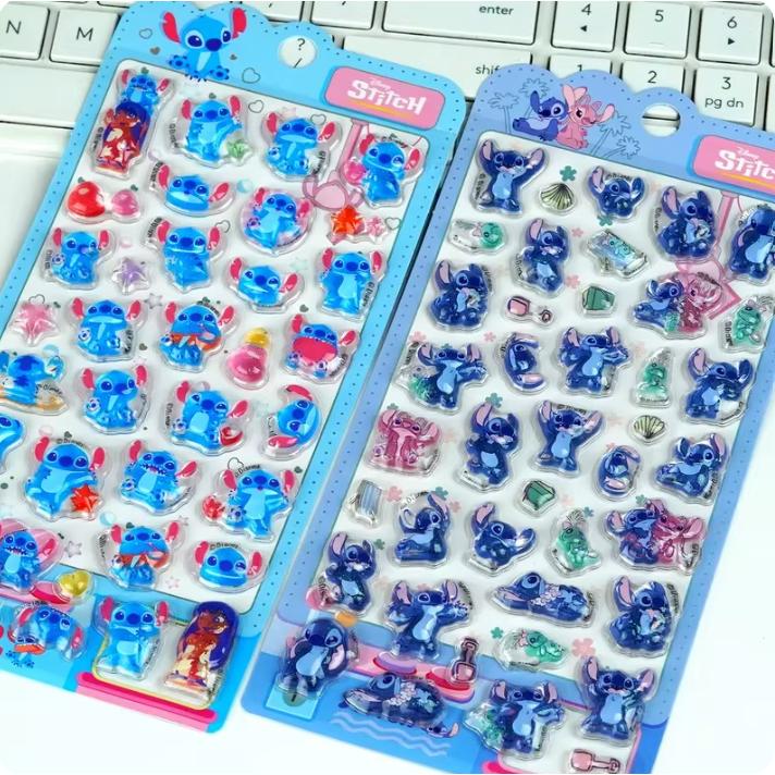 スティッチ ボンボンドロップシール プチドロップ風 ディズニー Disney